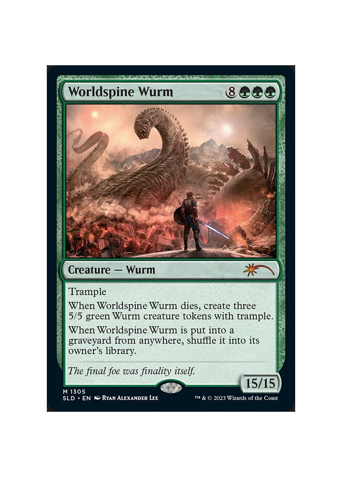 Worldspine Wurm - Foil