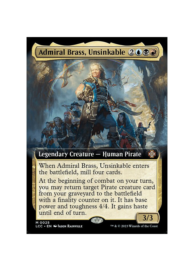 Admiral Brass, Unsinkable - Foil
