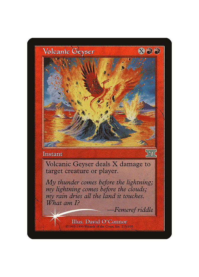 Volcanic Geyser - Foil