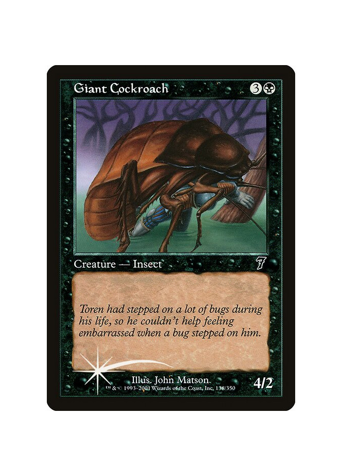 Giant Cockroach - Foil
