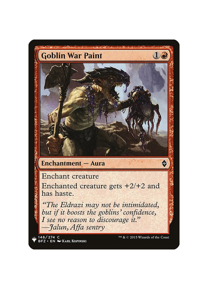 Goblin War Paint