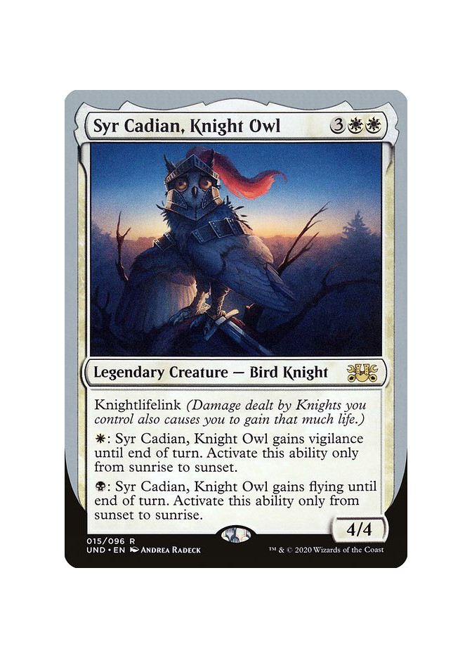 Syr Cadian, Knight Owl