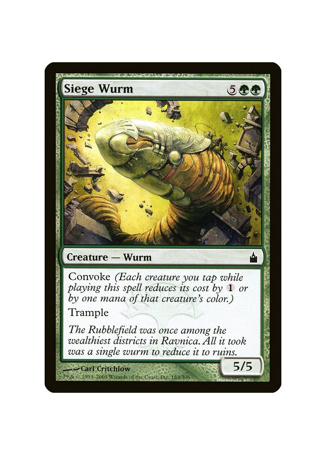 Siege Wurm - Foil