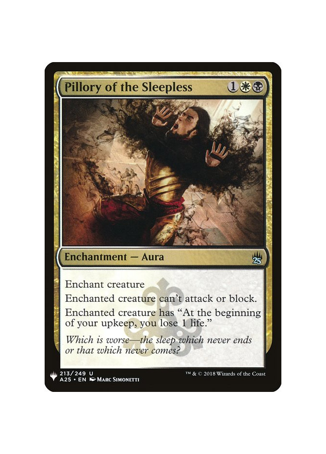 Pillory of the Sleepless
