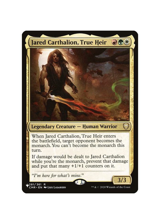 Jared Carthalion, True Heir