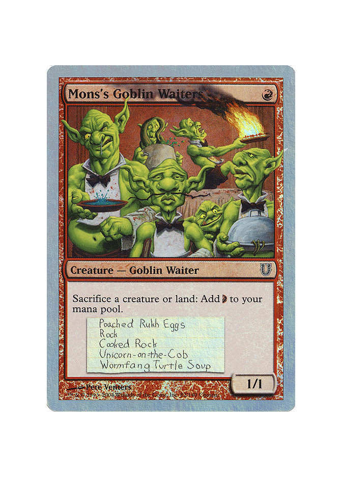Mons's Goblin Waiters - Foil