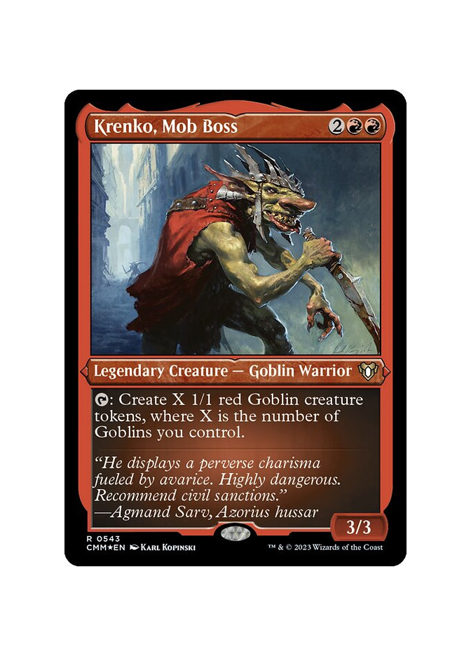 Krenko, Mob Boss - Foil