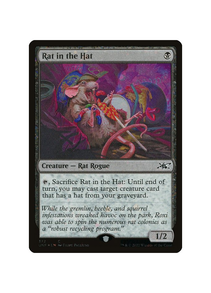 Rat in the Hat - Foil