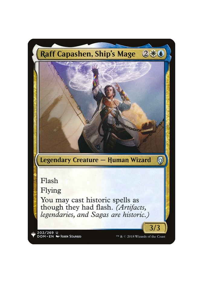 Raff Capashen, Ship's Mage