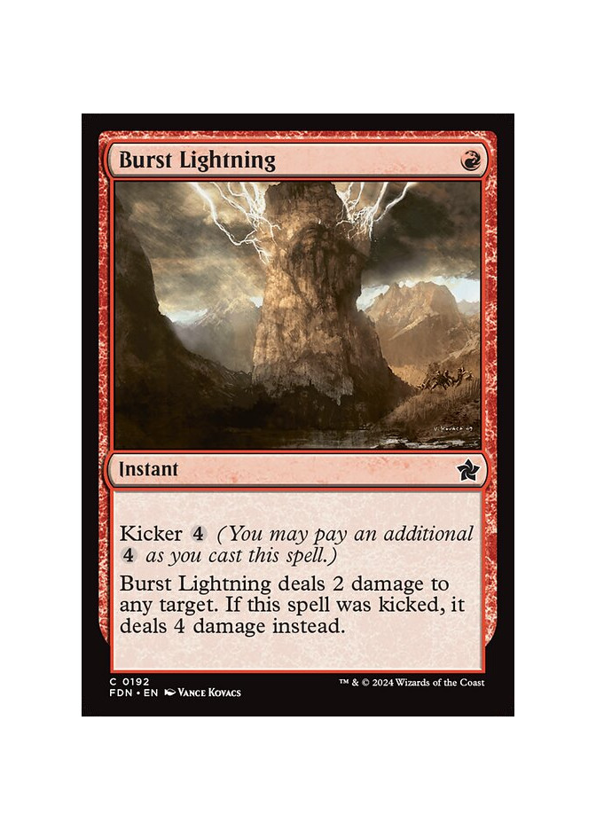 Burst Lightning - Foil