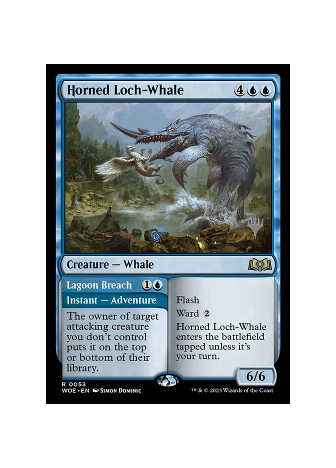 Horned Loch-Whale // Lagoon Breach - Foil