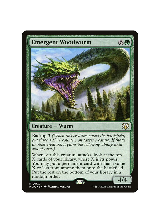 Emergent Woodwurm