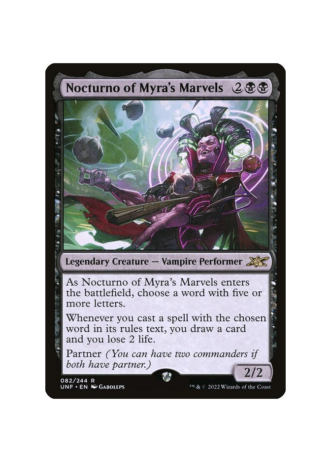 Nocturno of Myra's Marvels