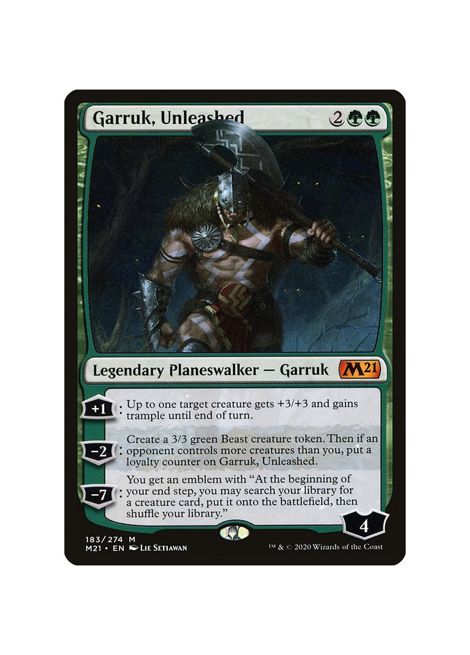Garruk, Unleashed - Foil