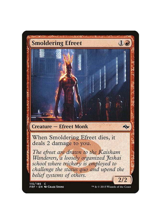 Smoldering Efreet - Foil