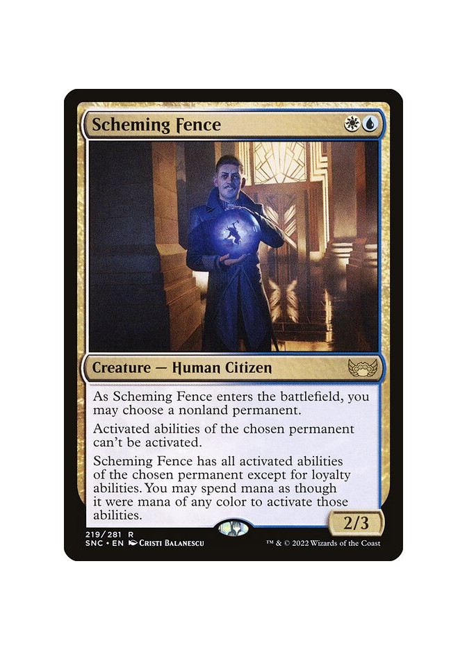Scheming Fence - Foil