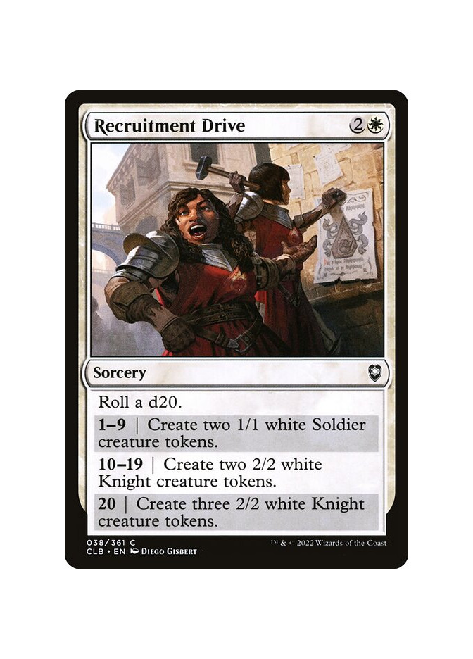 Recruitment Drive - Foil