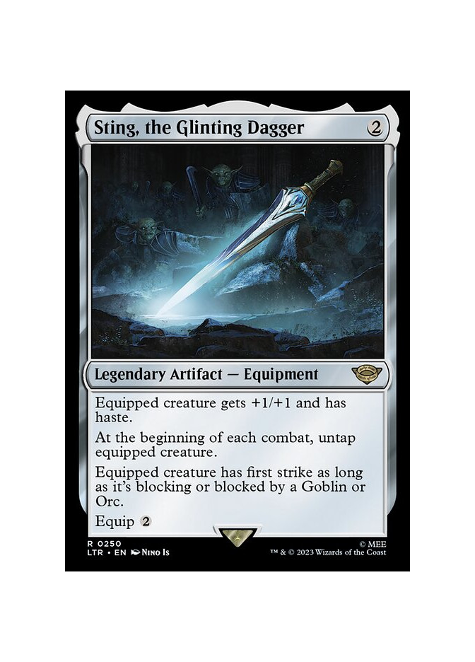 Sting, the Glinting Dagger - Foil