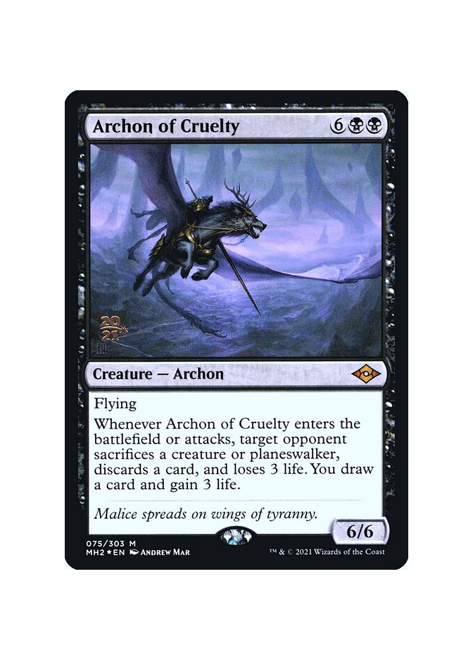 Archon of Cruelty - Foil