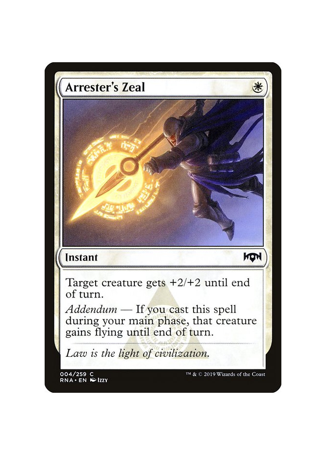 Arrester's Zeal