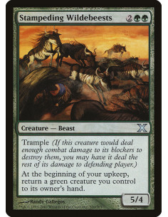 Stampeding Wildebeests