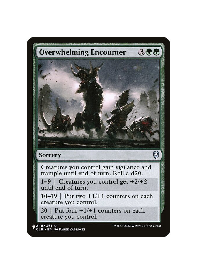 Overwhelming Encounter