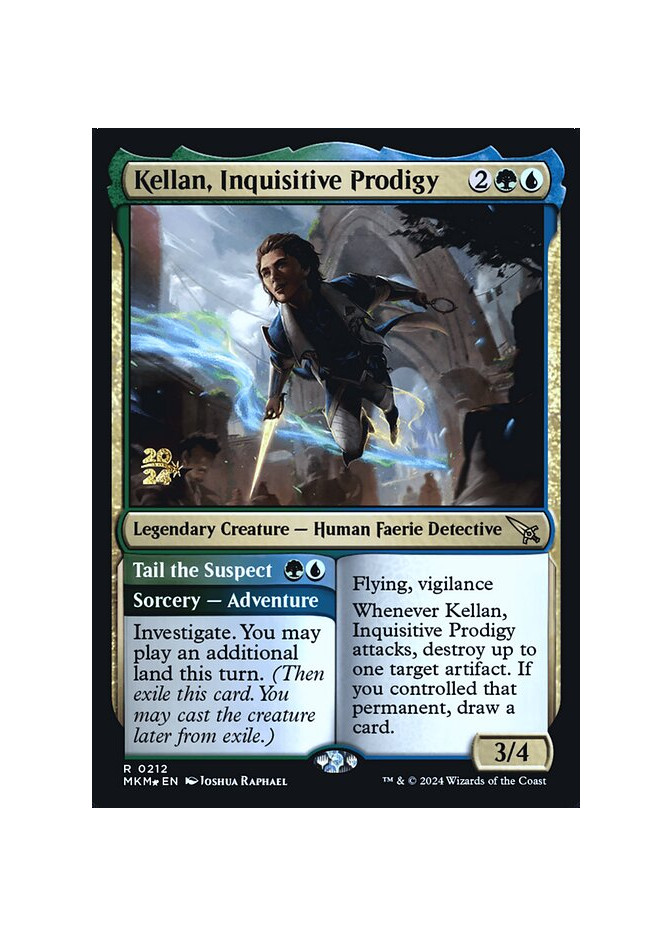 Kellan, Inquisitive Prodigy // Tail the Suspect - Foil