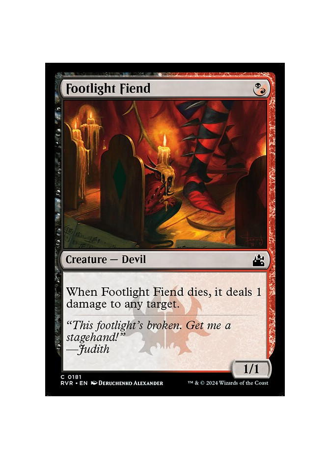 Footlight Fiend - Foil