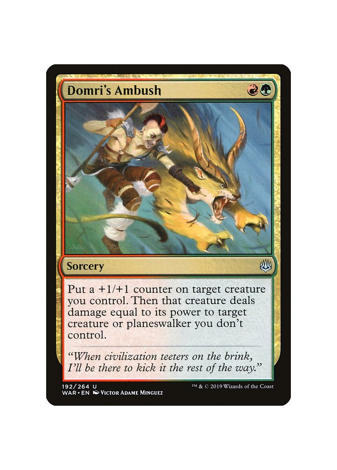 Domri's Ambush - Foil