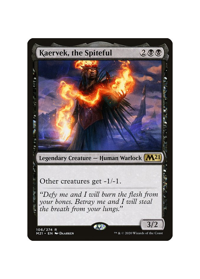 Kaervek, the Spiteful - Foil