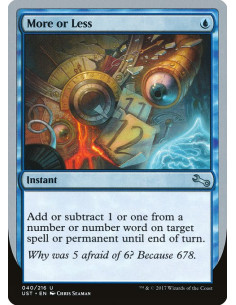 More or Less - Foil