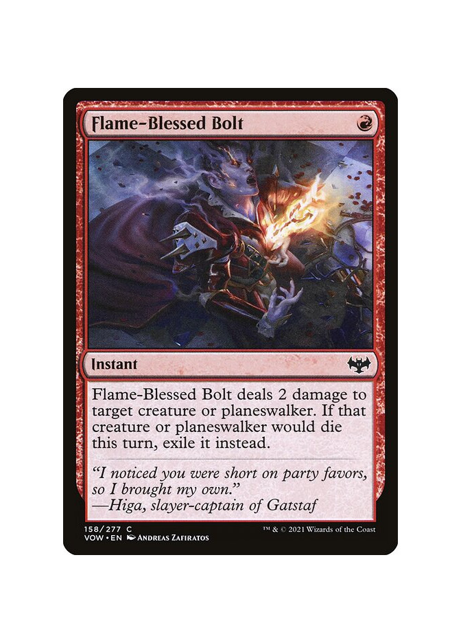 Flame-Blessed Bolt - Foil