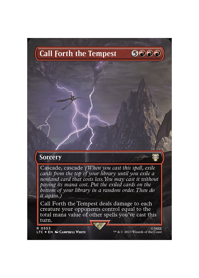 Call Forth the Tempest - Foil