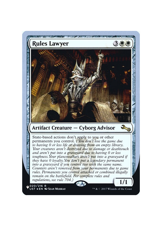 Rules Lawyer - Foil
