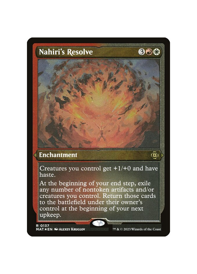 Nahiri's Resolve - Foil