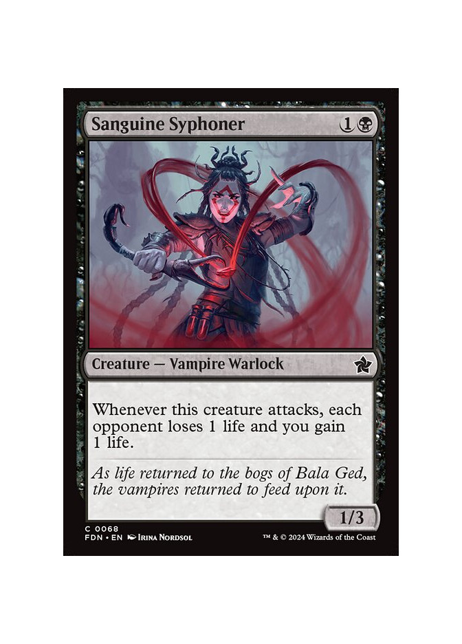 Sanguine Syphoner - Foil