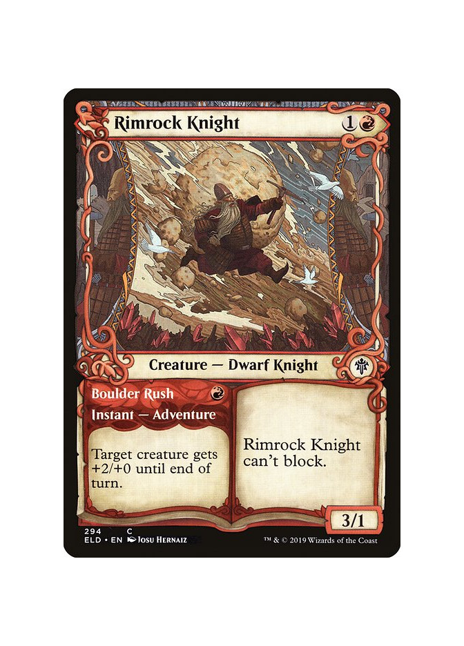 Rimrock Knight // Boulder Rush