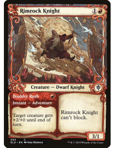 Rimrock Knight // Boulder Rush - Foil