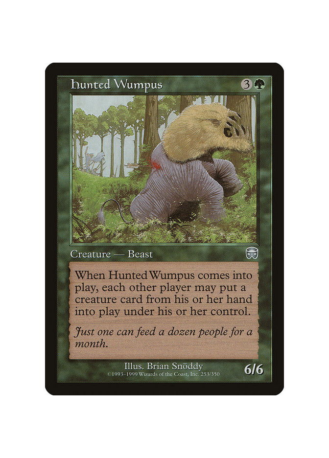 Hunted Wumpus - Foil