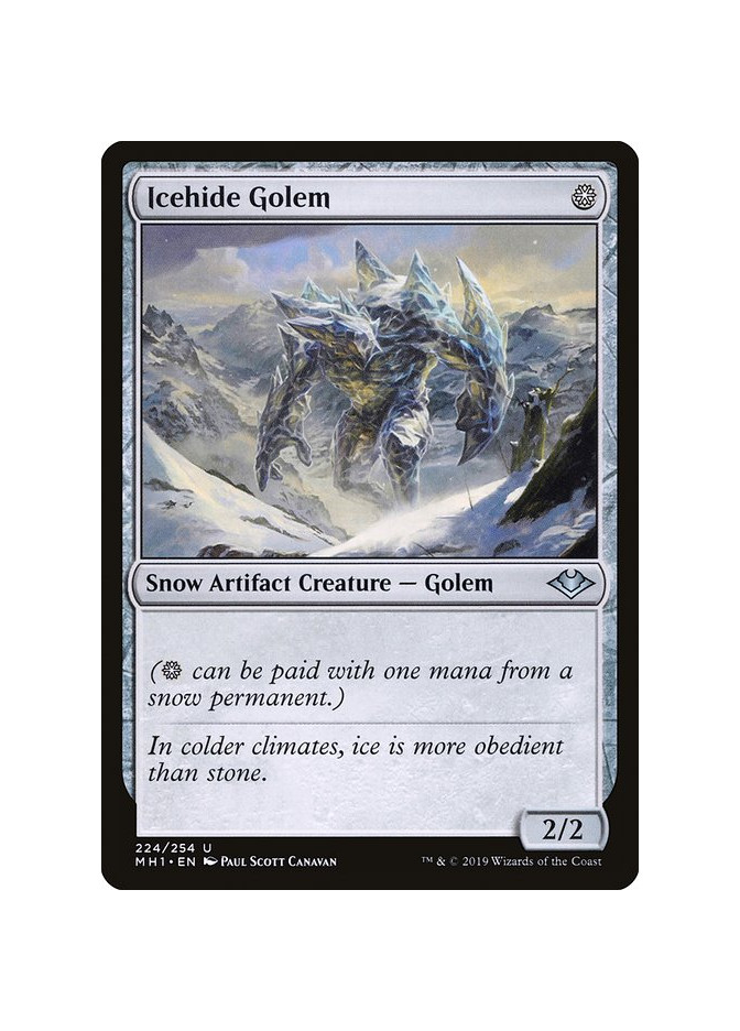 Icehide Golem - Foil