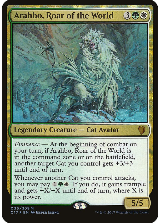 Arahbo, Roar of the World - Foil