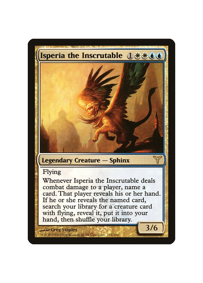 Isperia the Inscrutable - Foil