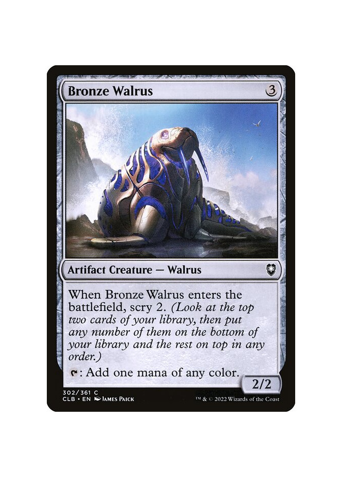 Bronze Walrus