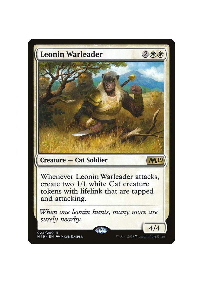 Leonin Warleader - Foil