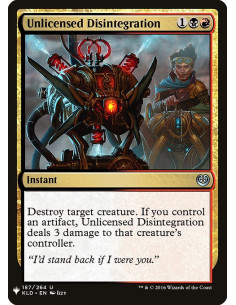 Unlicensed Disintegration