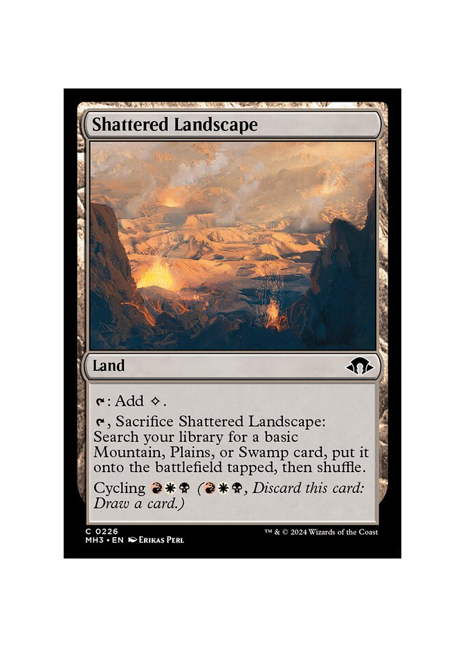 Shattered Landscape - Foil