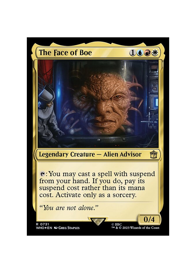 The Face of Boe - Foil