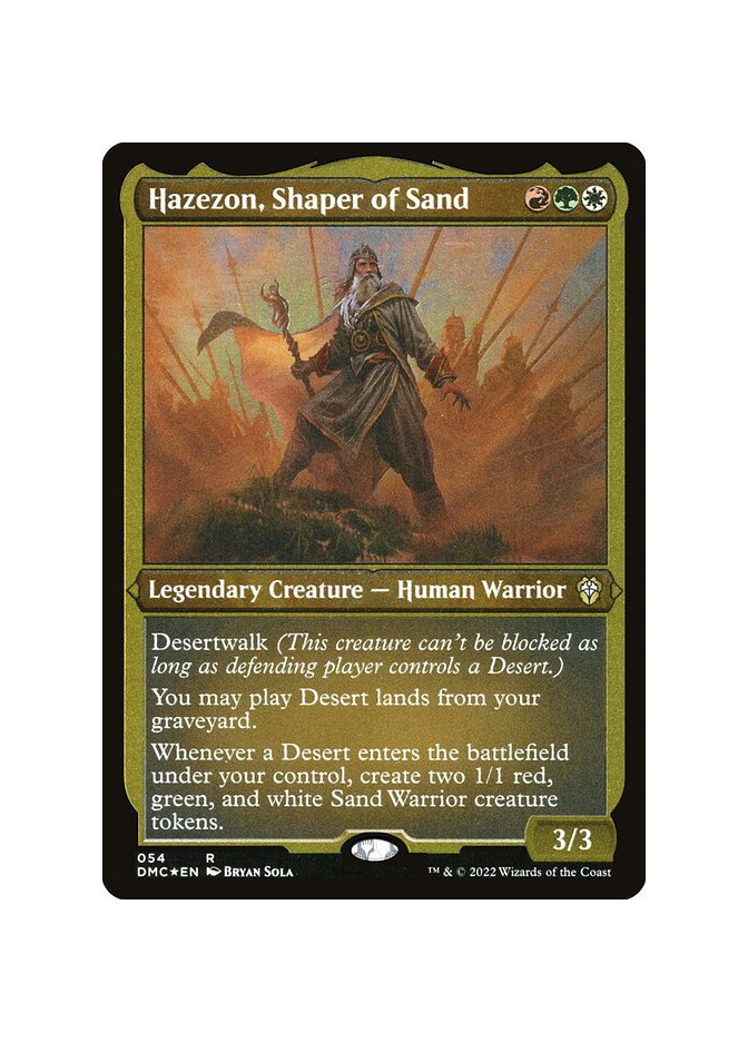 Hazezon, Shaper of Sand - Foil