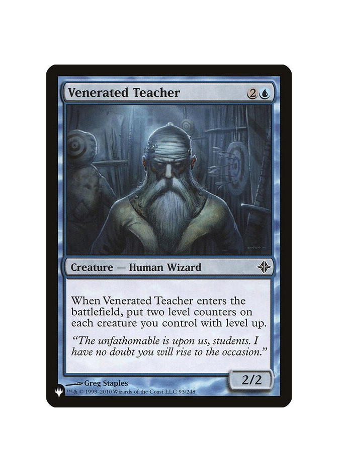 Venerated Teacher