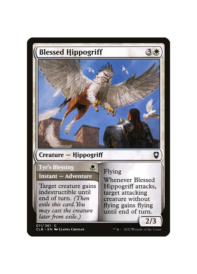 Blessed Hippogriff // Tyr's Blessing - Foil